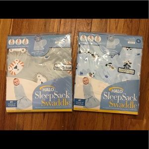 ✨SOLD✨ 2 New Halo SleepSack Swaddles in Size Small